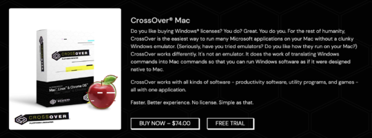 crossover for mac m1